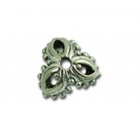 3 Leaf Abstract Bead Cap #4745 3 Leaf Abstract Bead Cap #4745