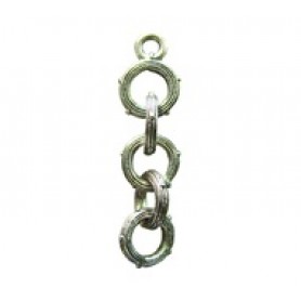 5 Loop Fluted Chain with End Ring #3666 5 Loop Fluted Chain with End Ring #3666
