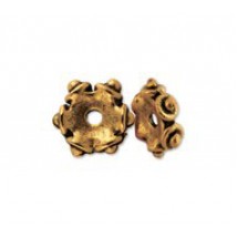 6 Pointed Disc Rondelle Bead #3074 