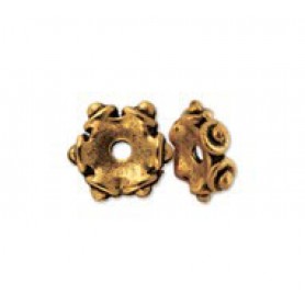 6 Pointed Disc Rondelle Bead #3074 