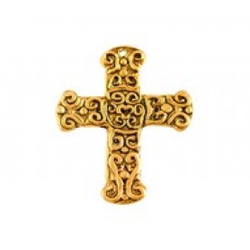 Ancient Cross with Detailed Motif #4937
