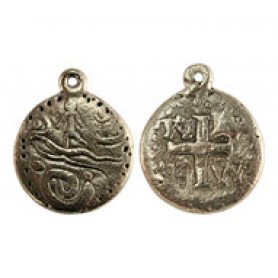 Ancient Disc with Cross (loop) #4935