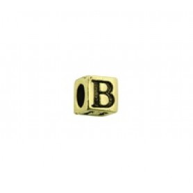 'B' Block Letter Bead #B_BL 'B' Block Letter Bead #B_BL