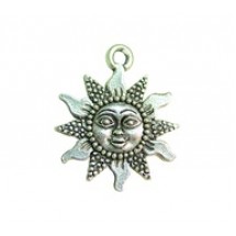 Bead Sun with Face #3607