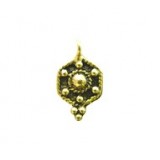 Beaded Hexagon Drop #1176