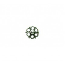 Beaded Open Flower Connector #454