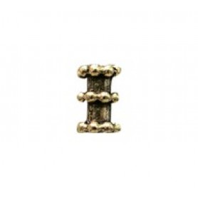 Beaded Ring Tube Bead #1191
