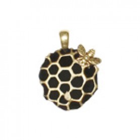 Bee on Honeycomb - Hand Painted #6529HP
