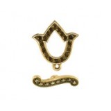 Bell Flower Toggle Set - For Stones #4305 Bell Flower Toggle Set - For Stones #4305