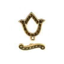 Bell Flower Toggle Set - For Stones #4305