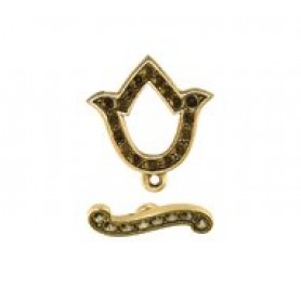 Bell Flower Toggle Set - For Stones #4305 Bell Flower Toggle Set - For Stones #4305