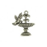 Bird On Bird Bath #264 Bird On Bird Bath #264