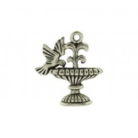 Bird On Bird Bath #264 Bird On Bird Bath #264