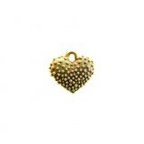 Bubble-Bead Textured Heart #1390NM