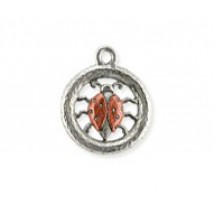 Circular Framed Lady Bug #4340