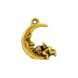 Crescent Moon with Cupid #203