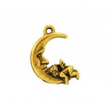 Crescent Moon with Cupid #203