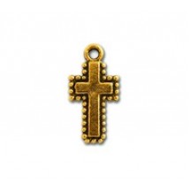 Cross with Beaded Edge (Small) #6191