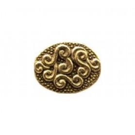 Curlique Oval Bead #2082