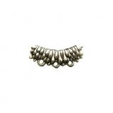 Curved Tube Bead with Loops #2191