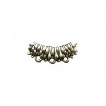 Curved Tube Bead with Loops #2191