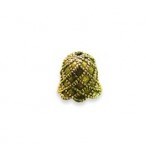 Diamond Pattern Bead Cap #2188