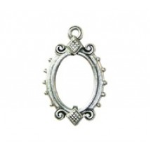 Diamond Volute Oval Photo Frame #4105