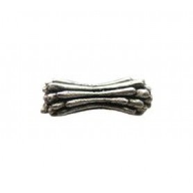 Dog Bone Tube Bead #2206