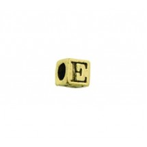 'E' Block Letter Bead #E_BL