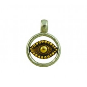 Eye In Open Circle 2-Tone #6370