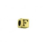 'F' Block Letter Bead #F_BL 'F' Block Letter Bead #F_BL