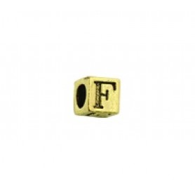 'F' Block Letter Bead #F_BL 'F' Block Letter Bead #F_BL