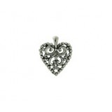 Filigree Heart Pendant #378NM