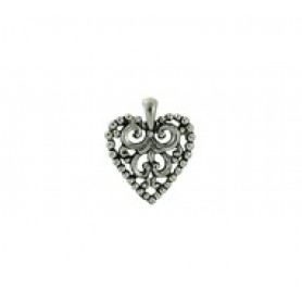 Filigree Heart Pendant #378NM