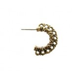 Filigree Hoop Earring Top #2071P Filigree Hoop Earring Top #2071P