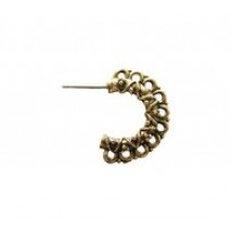 Filigree Hoop Earring Top #2071P
