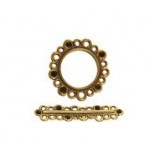 Filigree Loop Toggle Set - For Stones #4313 Filigree Loop Toggle Set - For Stones #4313