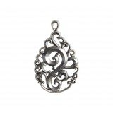 Filigree Pattern Tear Drop (Large) #6577