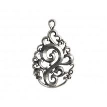 Filigree Pattern Tear Drop (Large) #6577