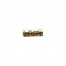 Flat Surface Bubble Tube Bead #2257