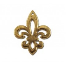 Fleur De Lis Open Style with Hole #6235