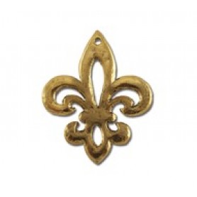 Fleur De Lis Open Style with Hole #6235 Fleur De Lis Open Style with Hole #6235