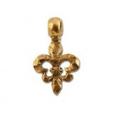 Fleur De Lis with Hammered Texture #4904
