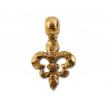 Fleur De Lis with Hammered Texture #4904