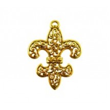 Fleur Dis Lis Filigree Pendant #6432