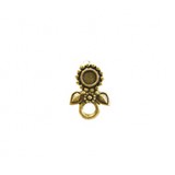 Flower Setting Earring Top #3576Cl Flower Setting Earring Top #3576Cl