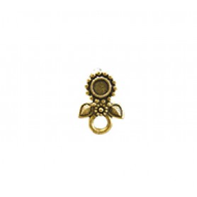 Flower Setting Earring Top #3576Cl Flower Setting Earring Top #3576Cl