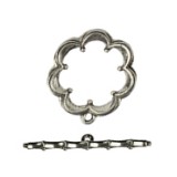 Flower Shaped Toggle Set #6519