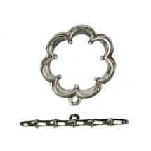Flower Shaped Toggle Set #6519