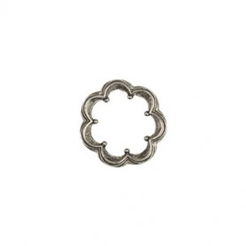 Flower Shaped Ring Open Connector #6509